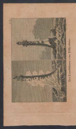 Tafel: Der Leuchtthurm von Eddystone.