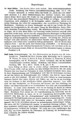 455, Emil Lask. Rechtsphilosophie. 1907