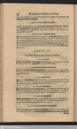 Caput VI. Comites Et Barones