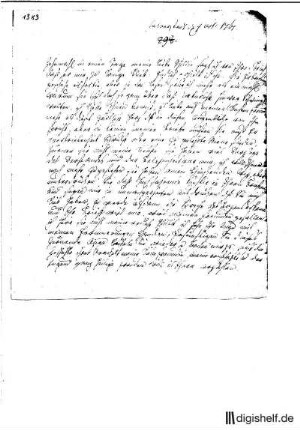 1383: Brief von Anna Louisa Karsch an Phillis