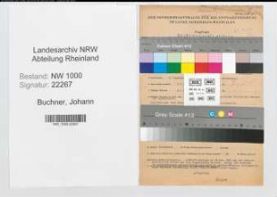 Entnazifizierung Johann Buchner, geb. 03.09.1913 (Techn.Inspektor)