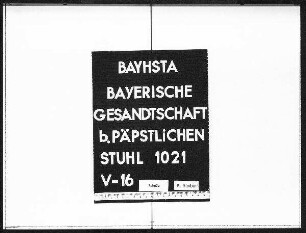 Die Lösung der römischen Frage I