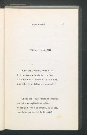 Solar guaraní