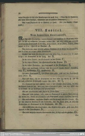 VIII. Kapitel. Vom doppelten Kontrapunkt