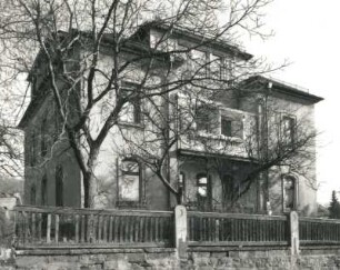 Radebeul, Winzerstraße 38. Villa (um 1890). Straßenansicht
