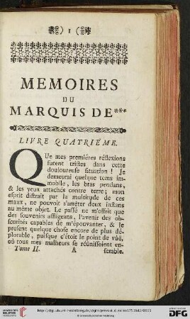 Livre quatrieme