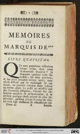 Livre quatrieme