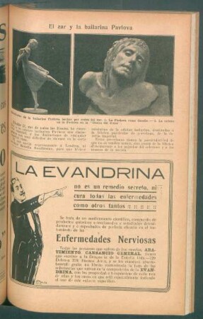 El zar y la bailarina Pavlova
