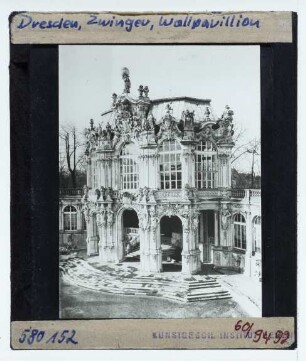 Dresden, Zwinger : Wallpavillon