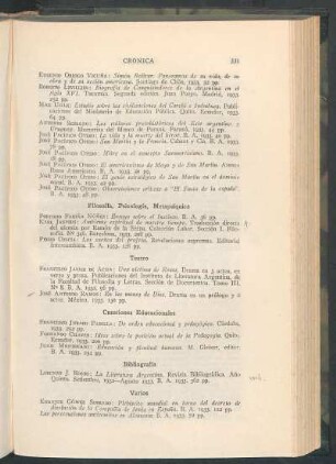 Filosofía, psicología, metapsíquica