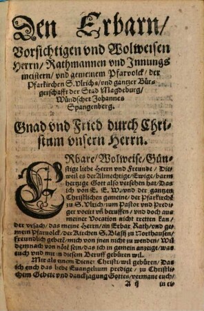 Postilla von den fürnemsten Festen durchs ganze Jahr