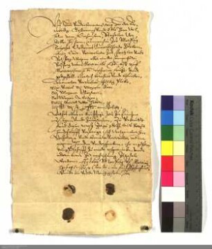 Receß des Statthalters zu Marburg und des Verwalters zu Fritzlar und Felsberg.