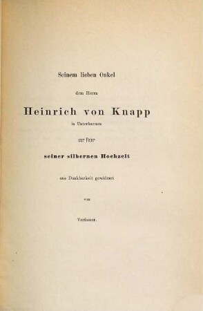 Ueber die Einwirkung von Ammoniak und Aminbasen auf gechlorte Chinone : Inaug. Diss.