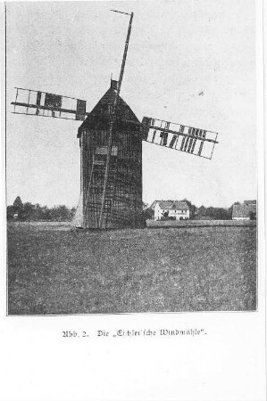 Sohland a. Rotstein. Eichler-Windmühle, Repro