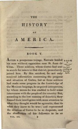 The History of America. Vol. 3