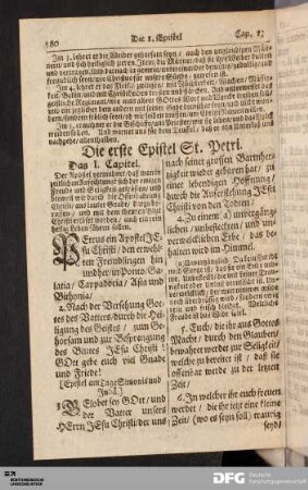 Die erste Epistel St. Petri.