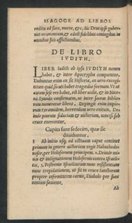 De Libro Iudith.