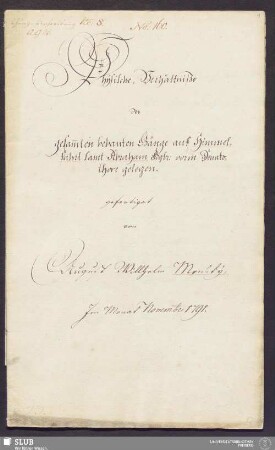 Physische Verhältniße der gesam̄ten bebauten Gänge auf Himmelfahrt samt Abraham Fdgbr: vorm Donatsthore gelegen - 17.6136 4.