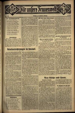 Zweite Ausgabe vom Donnerstag, den 26. Mai 1932.