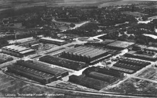 Leipzig: Technische Messe ; Fliegeraufnahme