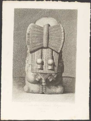 Illustration 2: Buste d'une Prêtesse Aztéque Vû par derriere