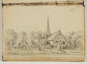 Kirche mit Friedhof