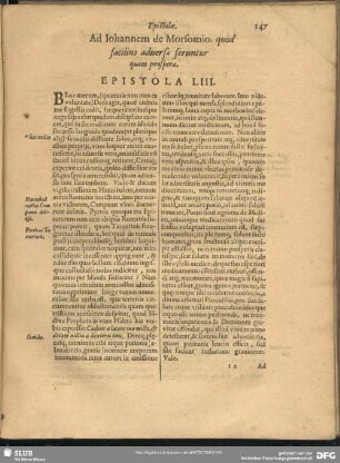 Ad Johannem de Morsomio. quod facilius adversa feruntur quam prospera. Epistola LIII.