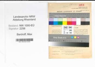 Entnazifizierung Max Bardroff, geb. 19.07.1900 (Bankangest.)