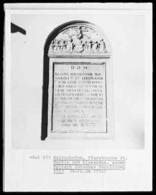 Epitaph des Johannes Rochlinger