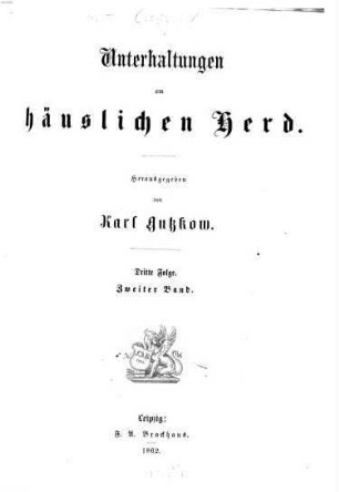 Unterhaltungen am häuslichen Herd. 2. 1861/62