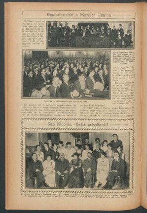 Demostración a Manuel Ugarte