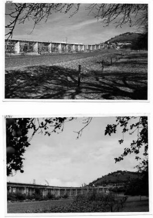 Aichelbergviadukt, km 165,953 - km 166,868 Bauzustand 1937