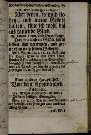 Das andere Hauptstück. Von dem Apostolischen Glauben