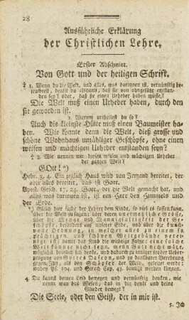 Ausführliche Erklärung der Christlichen Lehre.