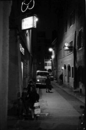 Konstanz: Nächtliche Gasse