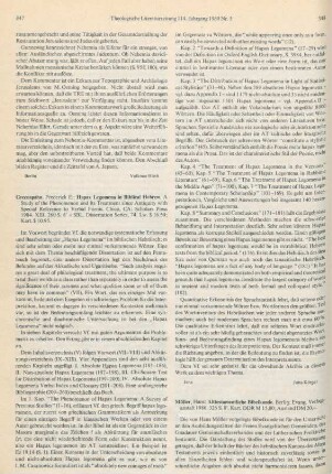 348-349 [Rezension] Möller, Hans, Alttestamentliche Bibelkunde
