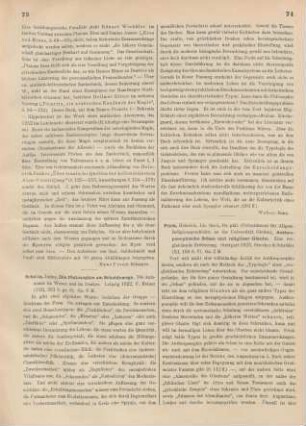 73-74 [Rezension] Schultz, Julius, Die Philosophie am Scheidewege