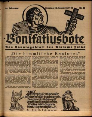 Ausgabe vom Sonntag, den 14. November 1937.