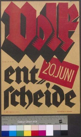 Wahlplakat der SPD zum Volksentscheid für die Fürstenenteignung am 20. Juni 1926