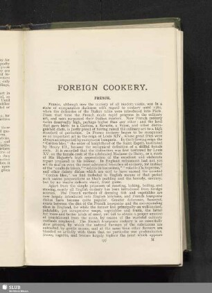 Foreign cookery