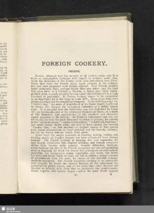 Foreign cookery