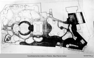 Umbauprojekt, Gesamtplan: Villa Vittoria und Park