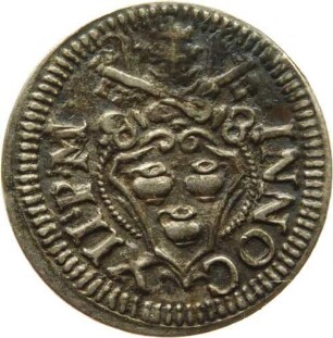 ½ Grosso (Mezzo Grosso, ½ Groschen) - Öffnung der Heiligen Pforte anlässlich des Heiligen Jahres 1700