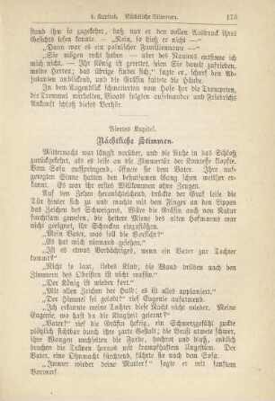 Viertes Kapitel. Nächtliche Stimmen