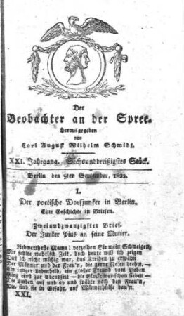 36. Stueck, 9. September 1822