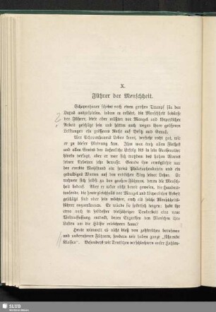 X. Führer der Menschheit