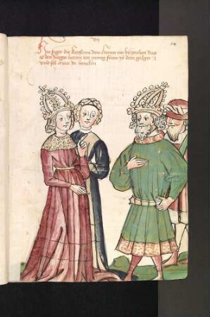 Castelle erzählt Pontianus das Gleichnis vom alten Baum und dem jungen Reis (Arbor)