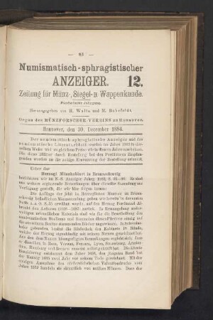12. 30. December 1884