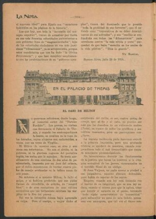 En el palacio de Themis : El caso de Milton