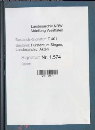 Angelegenheiten des Hauses und Gutes Holdinghausen und Burgholdinghausen